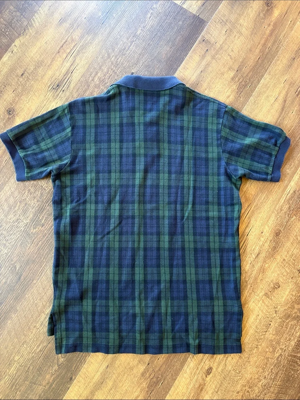 Vintage 90s Polo Ralph Lauren Plaid Polo Shirt Made in USA 100% Cotton